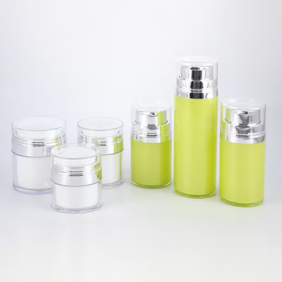 30 мл, 50 мл роскошная безвоздушная пластиковая бутылка для косметической упаковки