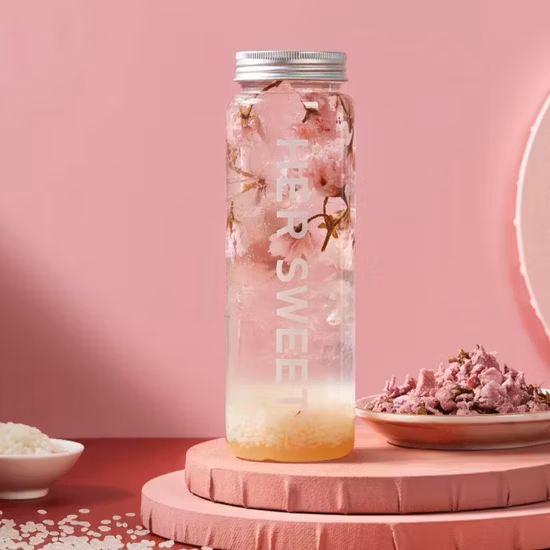 350 мл 500 мл пластиковые бутылки для чая с молоком для сока Боба